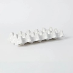 CERAMICS EGG PLATE 10 WHITE 